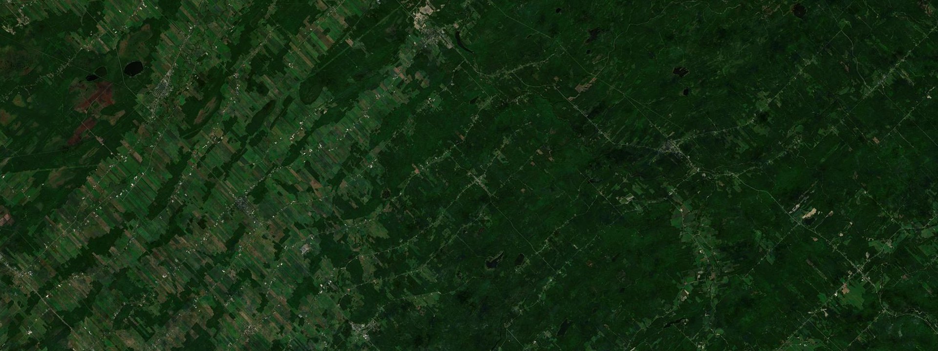 Vue satellite de Saint-Nérée-de-Bellechasse