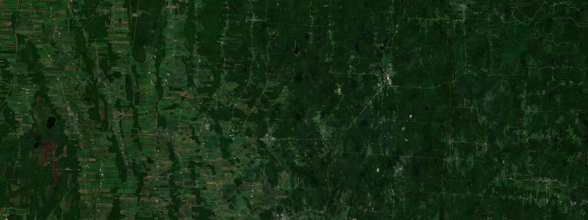 Vue satellite de Saint-Lazare-de-Bellechasse