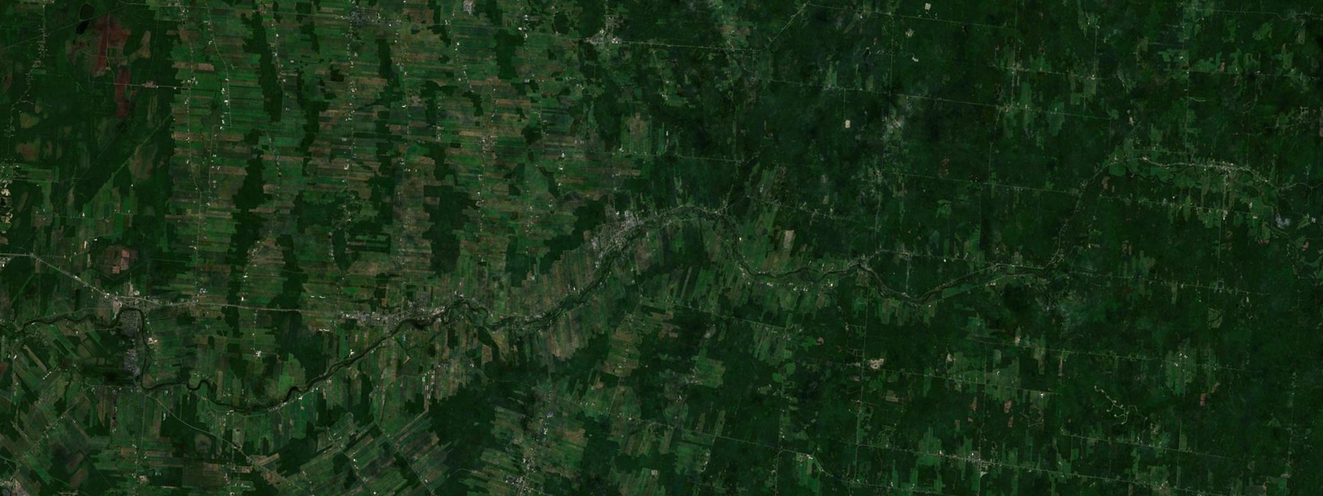 Vue satellite de Sainte-Claire