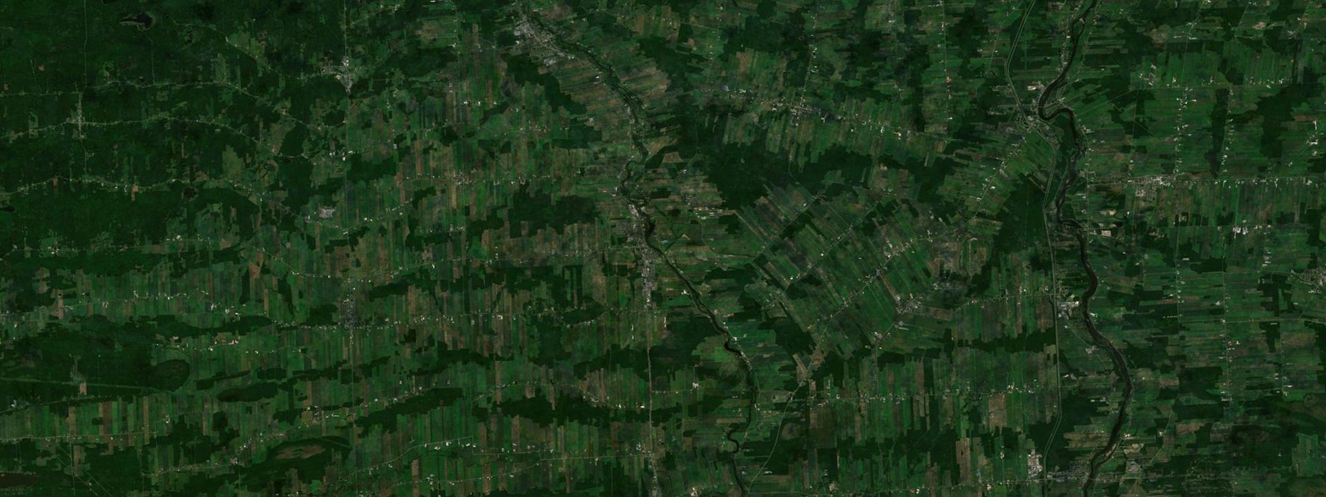 Vue satellite de Saint-Anselme