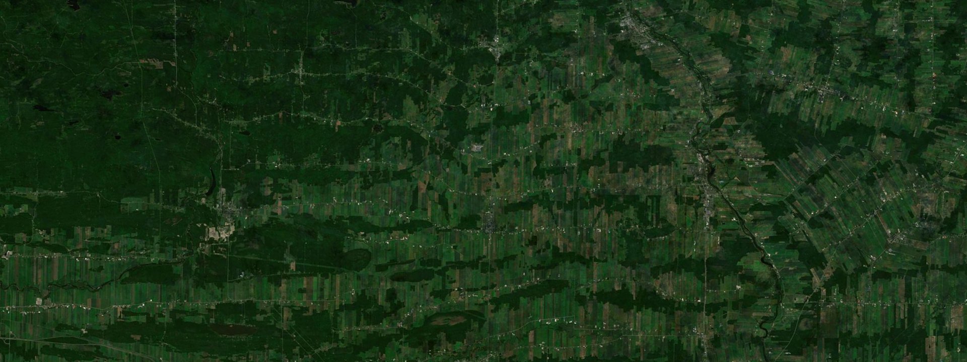Vue satellite de Saint-Gervais