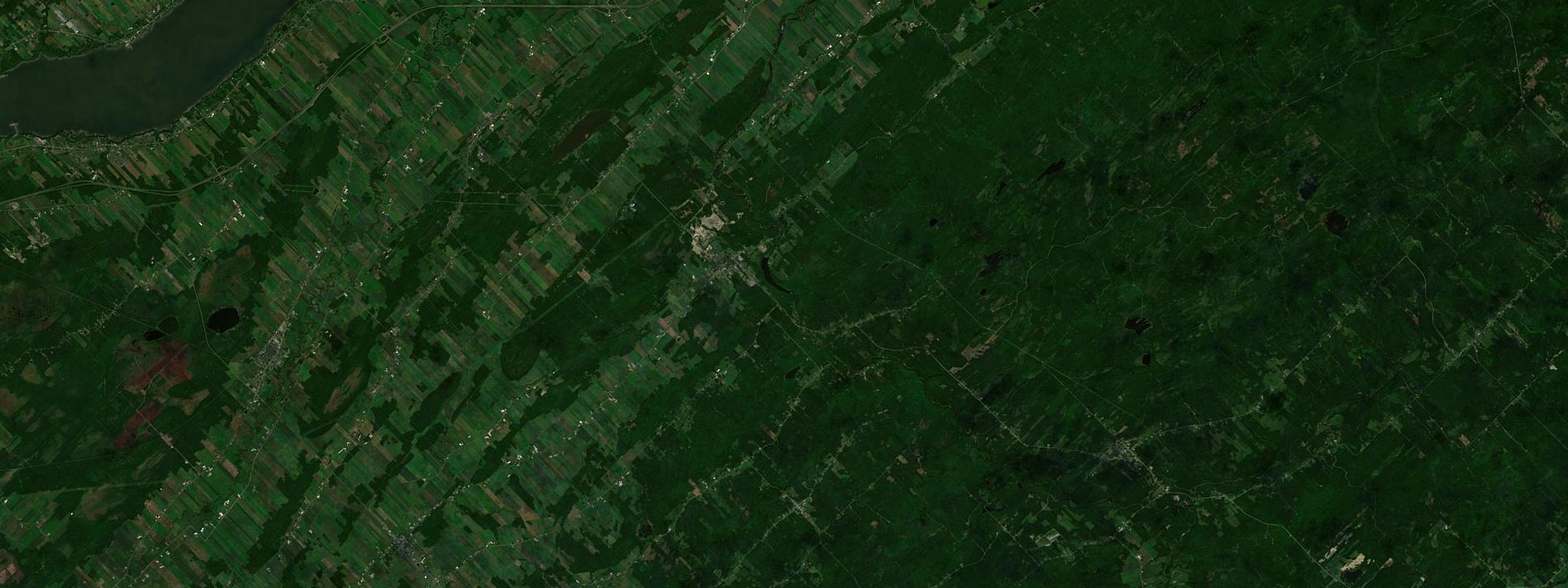 Vue satellite de Saint-Raphaël