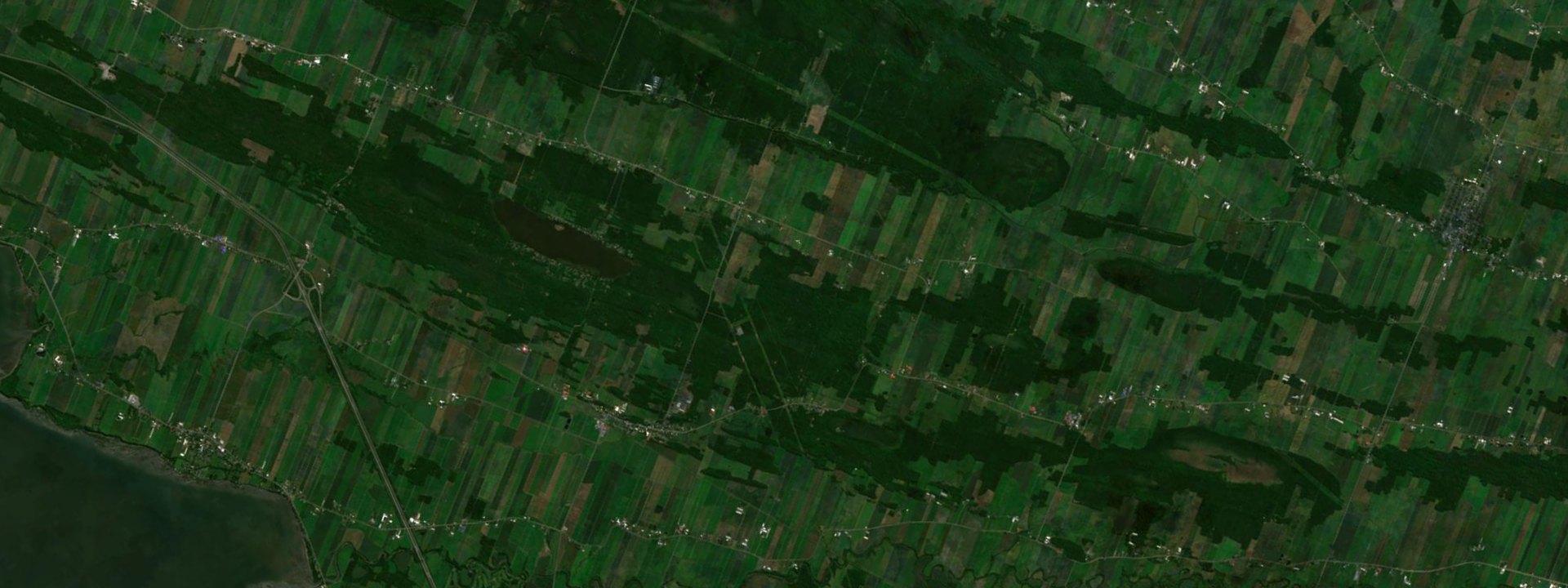 Vue satellite de La Durantaye