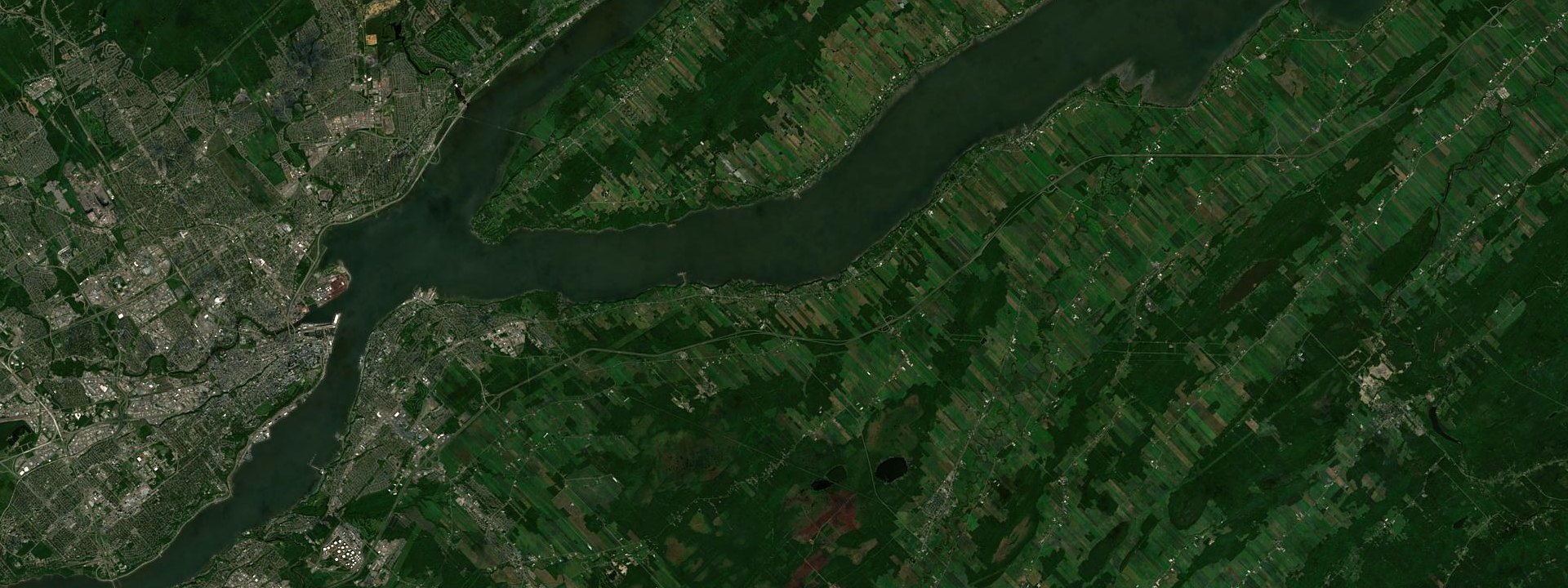 Vue satellite de Beaumont