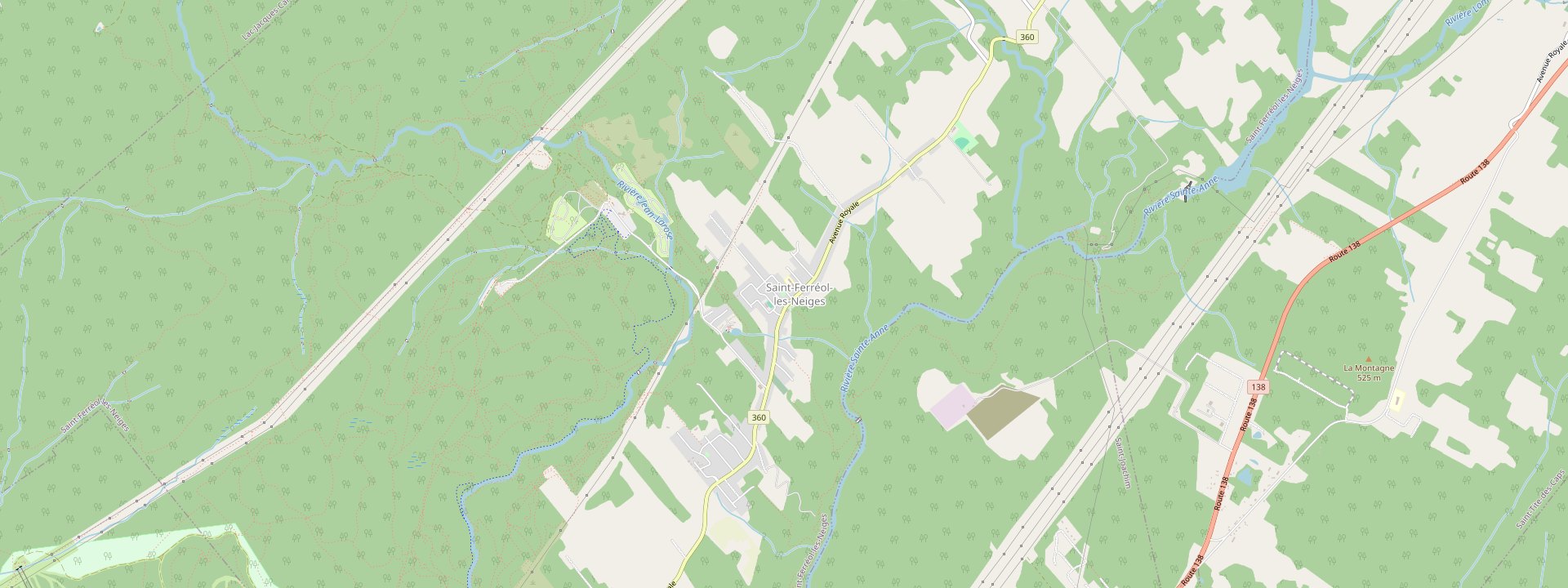 Plan des rues de Saint-Ferréol-les-Neiges