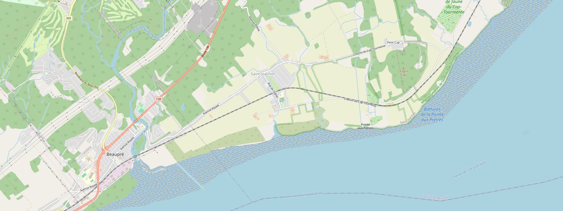 Plan des rues de Saint-Joachim