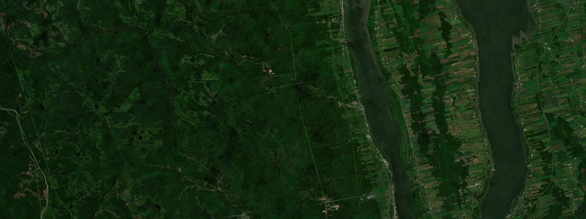 Vue satellite de Château-Richer