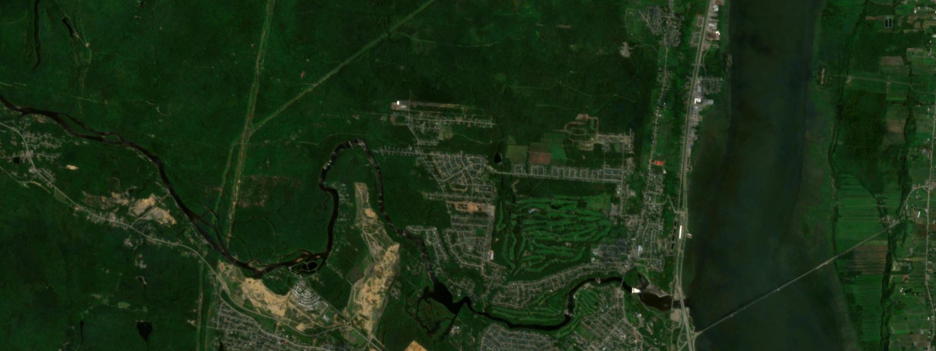 Vue satellite de Boischatel