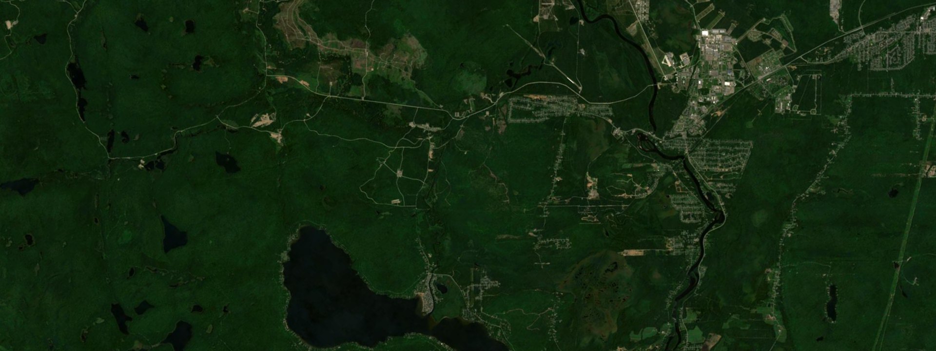 Vue satellite de Shannon