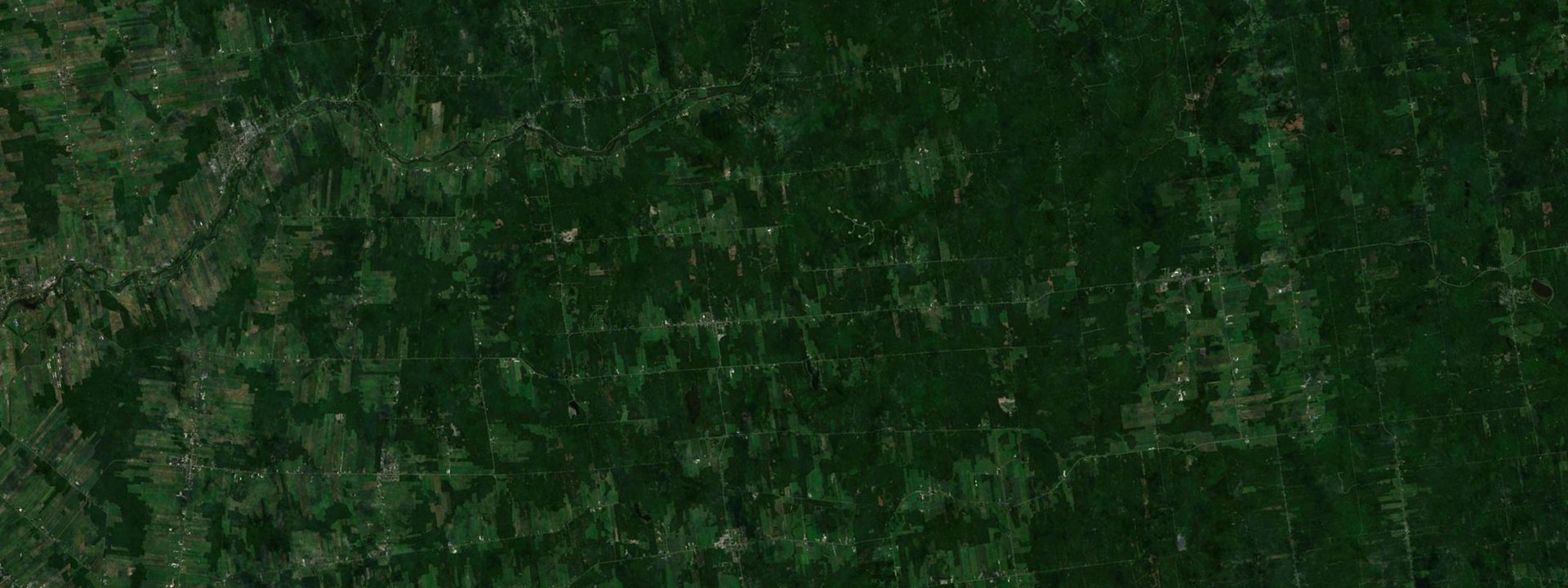 Vue satellite de Frampton