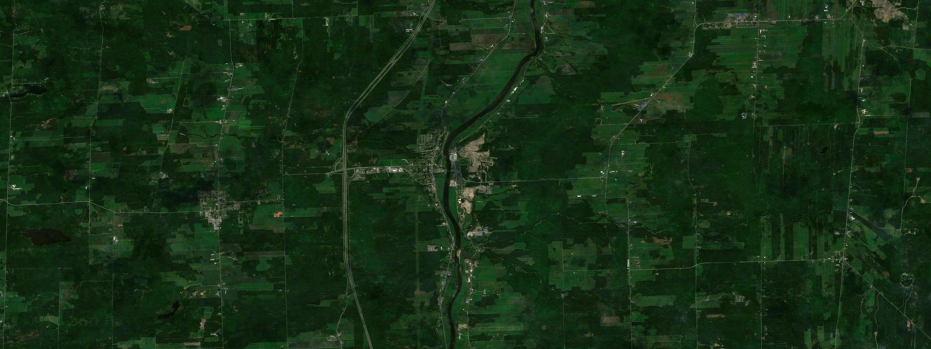 Vue satellite de Vallée-Jonction