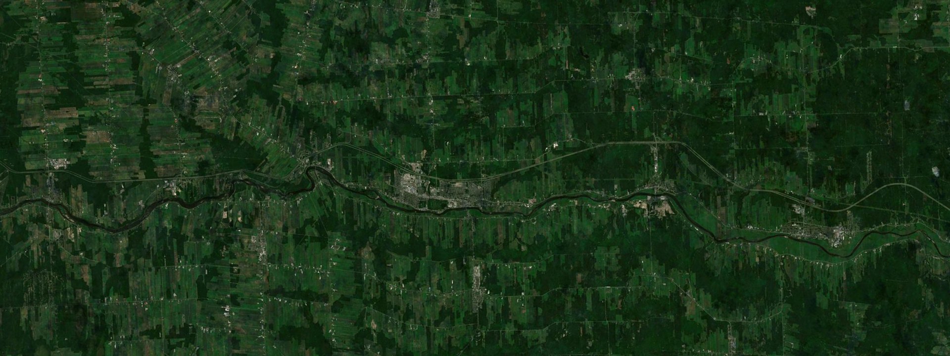 Vue satellite de Sainte-Marie