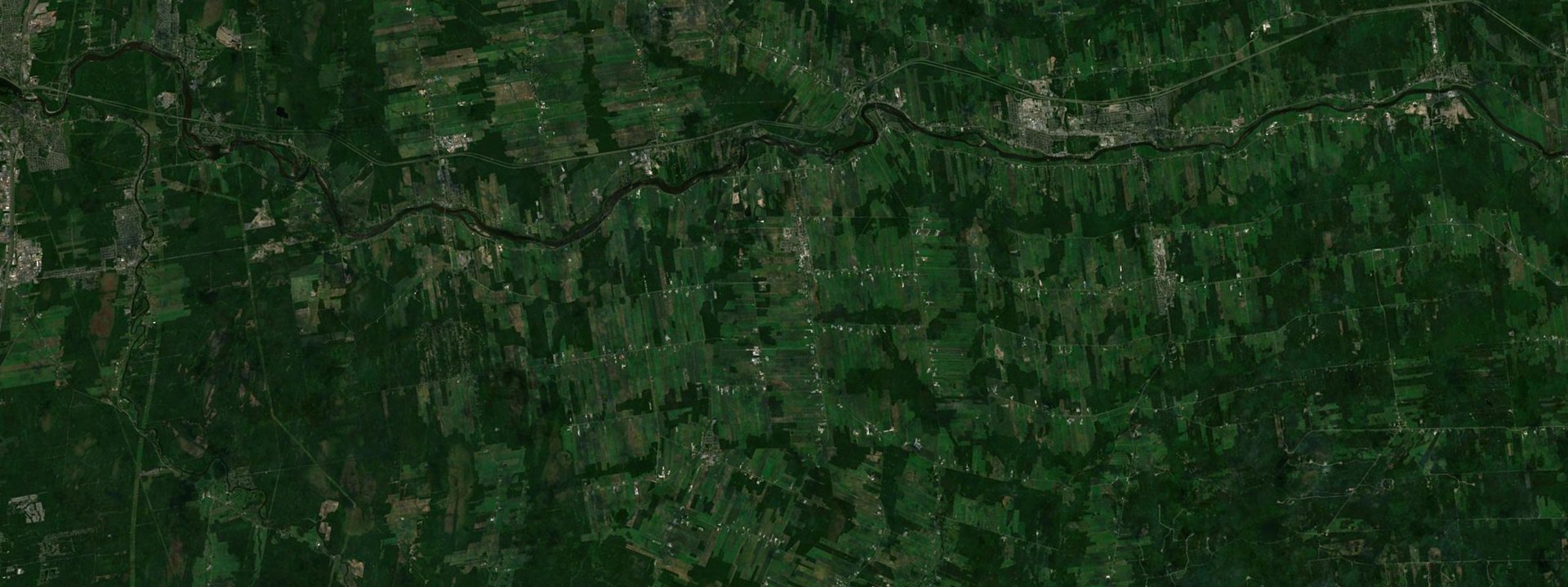 Vue satellite de Saint-Bernard
