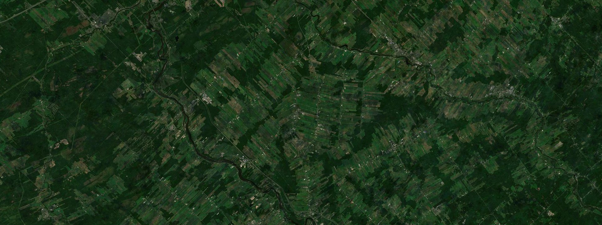 Vue satellite de Saint-Isidore