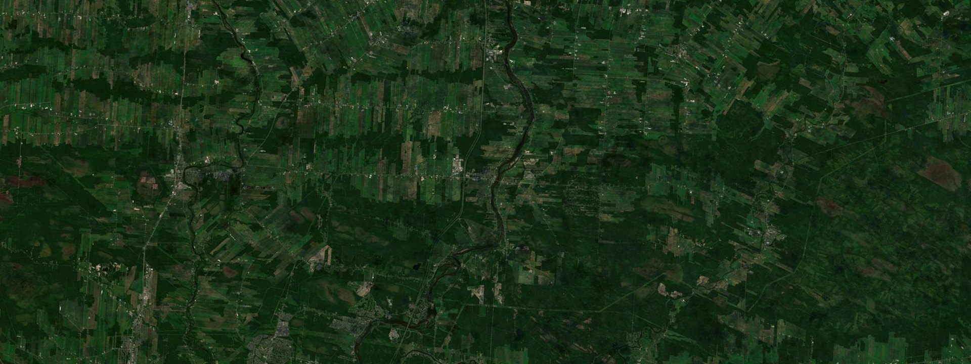 Vue satellite de Saint-Lambert-de-Lauzon