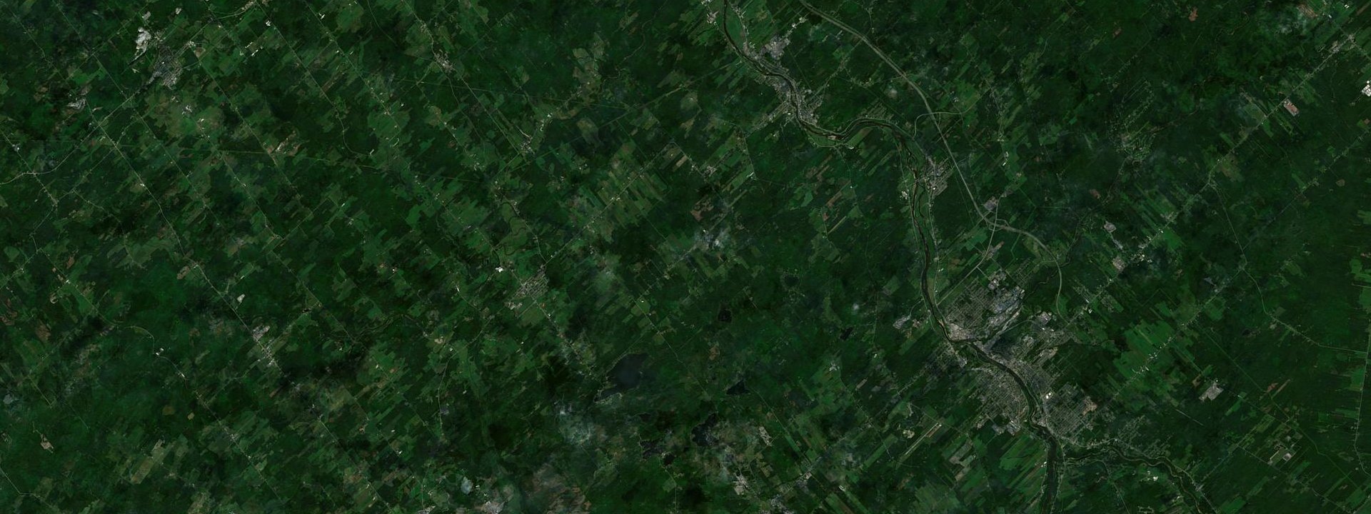 Vue satellite de Saint-Alfred