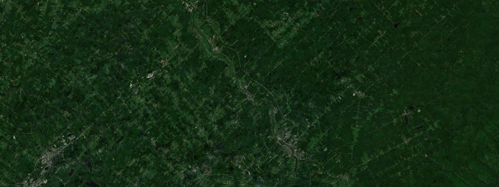 Vue satellite de Beauceville