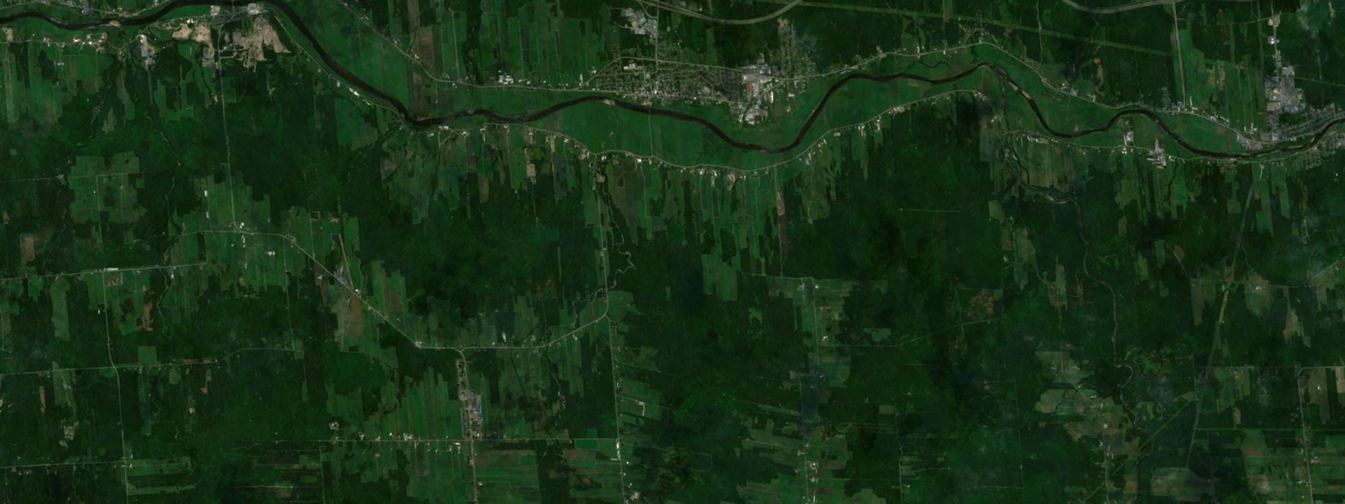 Vue satellite de Saint-Joseph-des-Érables