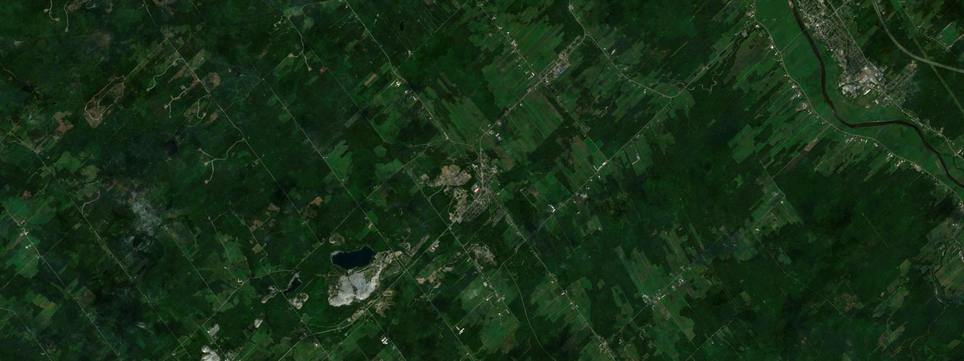 Vue satellite de Tring-Jonction