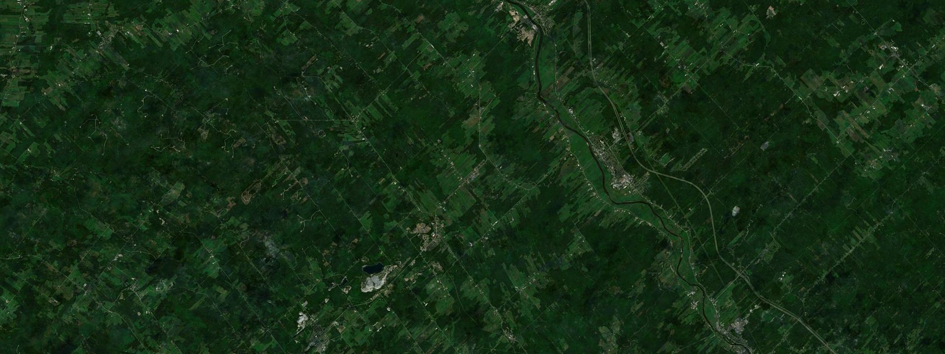 Vue satellite de Saint-Frédéric