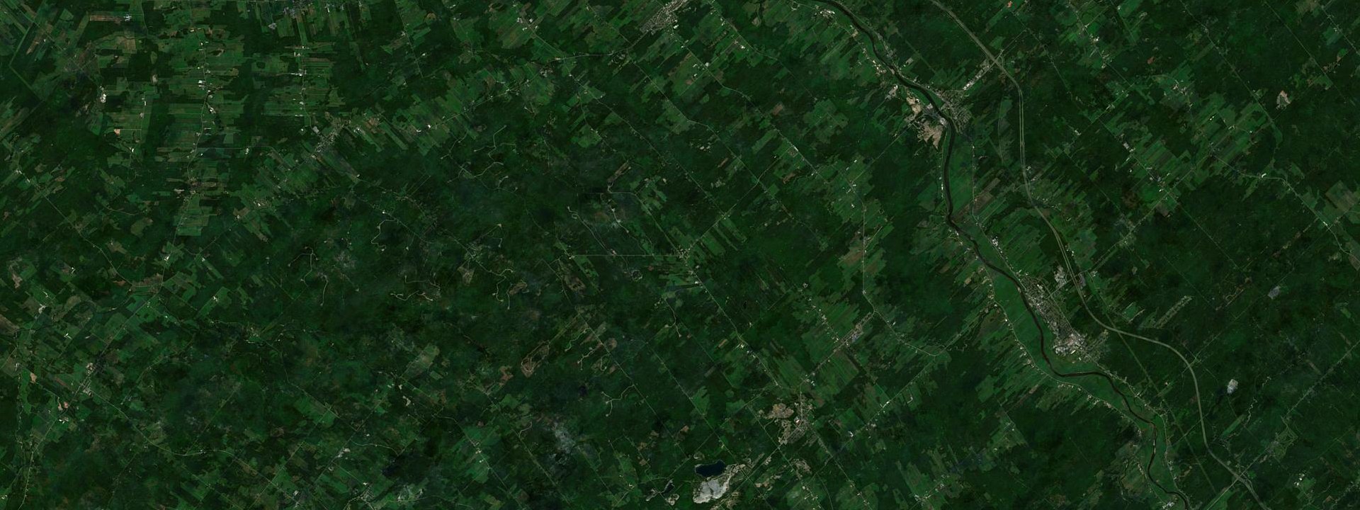 Vue satellite de Saint-Séverin