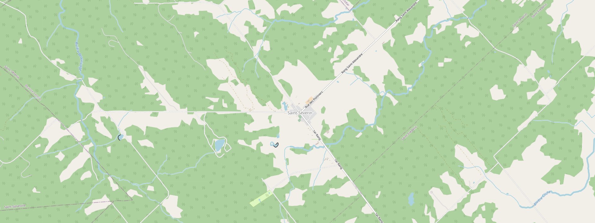 Plan des rues de Saint-Séverin