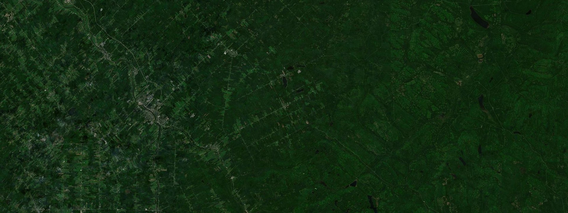 Vue satellite de Saint-Zacharie