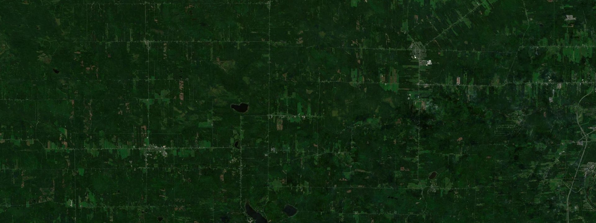 Vue satellite de Sainte-Rose-de-Watford