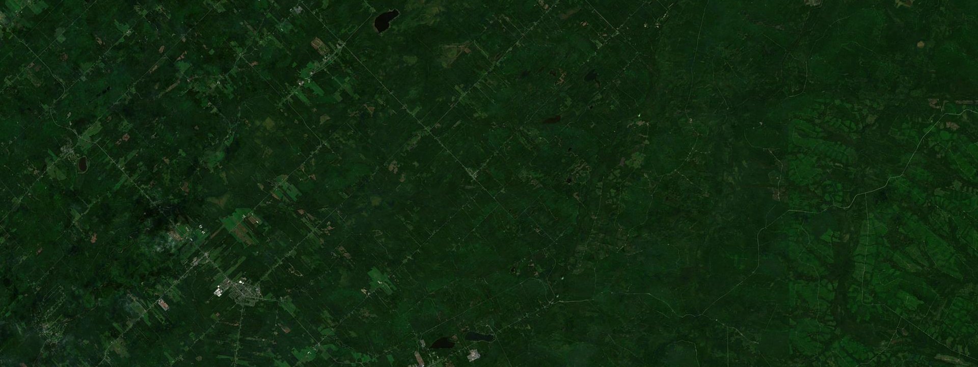Vue satellite de Saint-Louis-de-Gonzague
