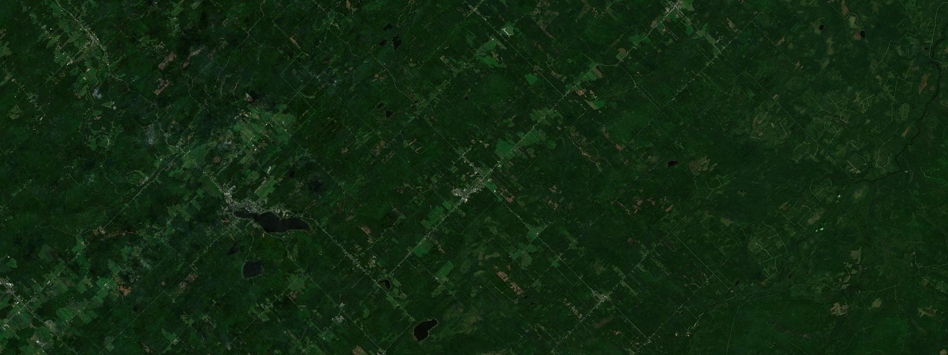 Vue satellite de Sainte-Justine