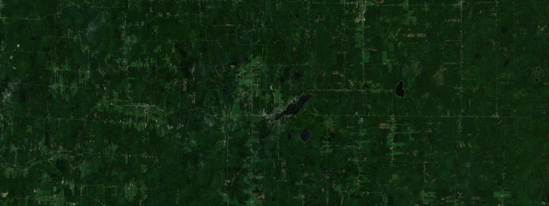 Vue satellite de Lac-Etchemin