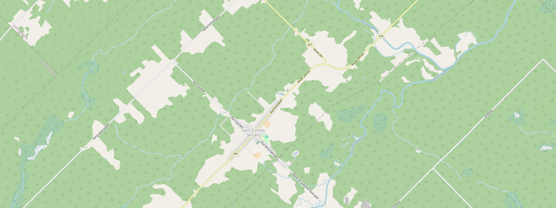 Plan des rues de Saint-Camille-de-Lellis