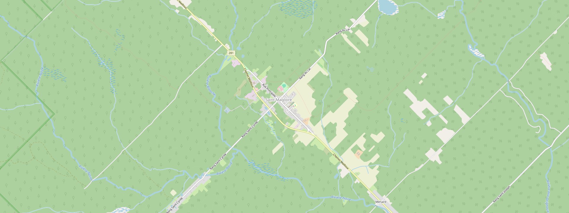 Plan des rues de Saint-Magloire