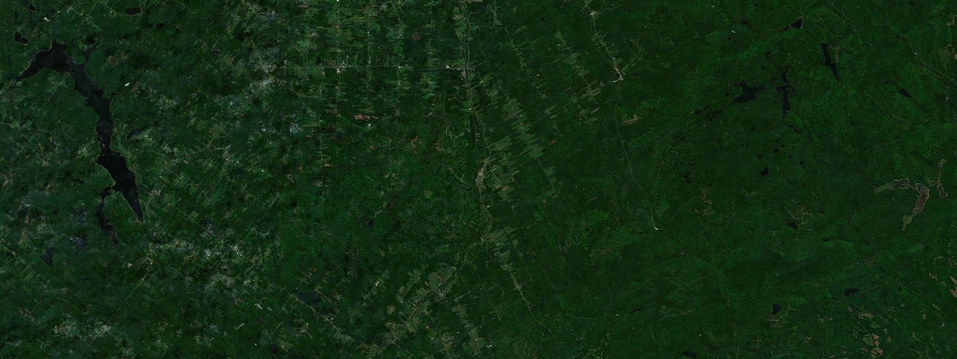 Vue satellite de Saint-Gédéon-de-Beauce