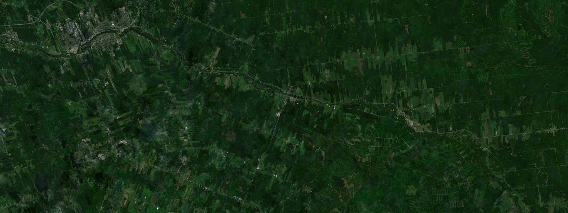 Vue satellite de Saint-Martin