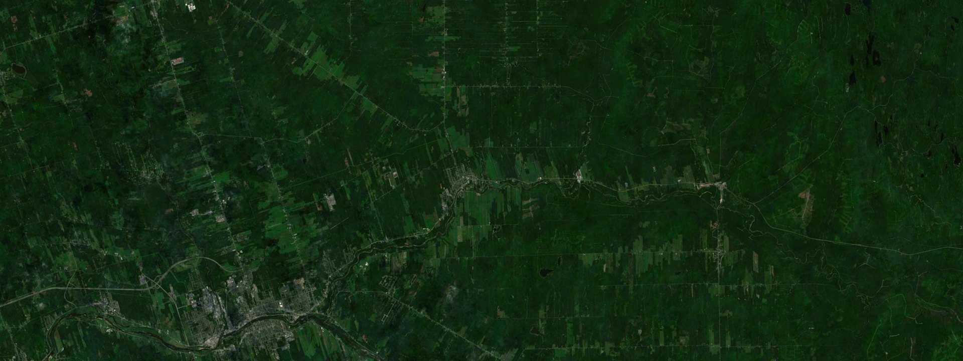 Vue satellite de Saint-Côme--Linière