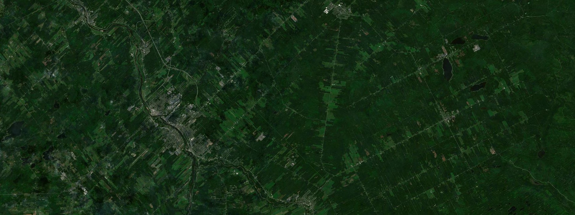 Vue satellite de Saint-Philibert