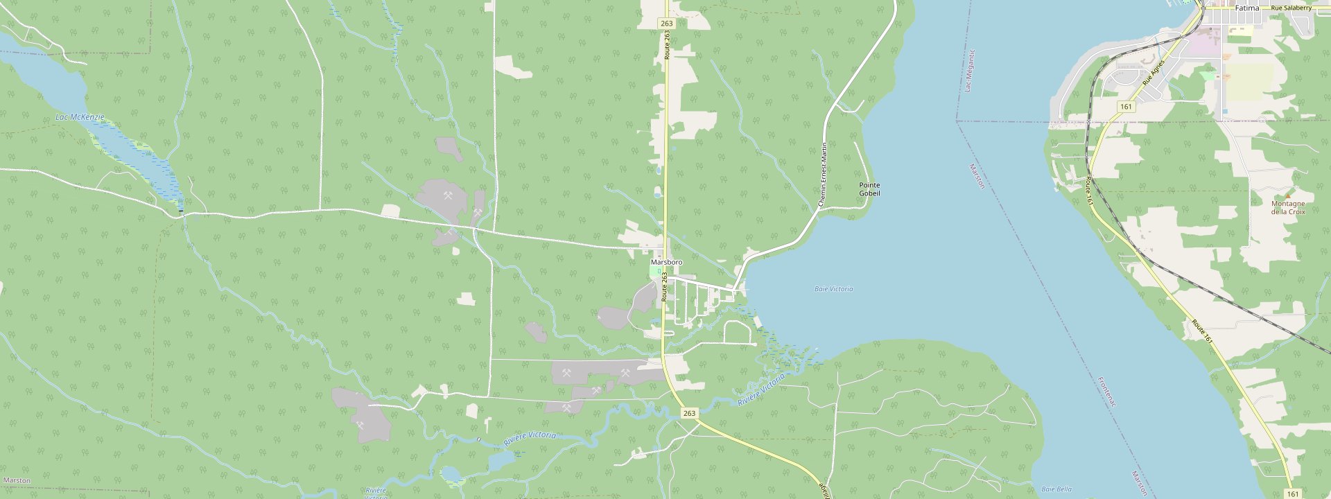 Plan des rues de Marston