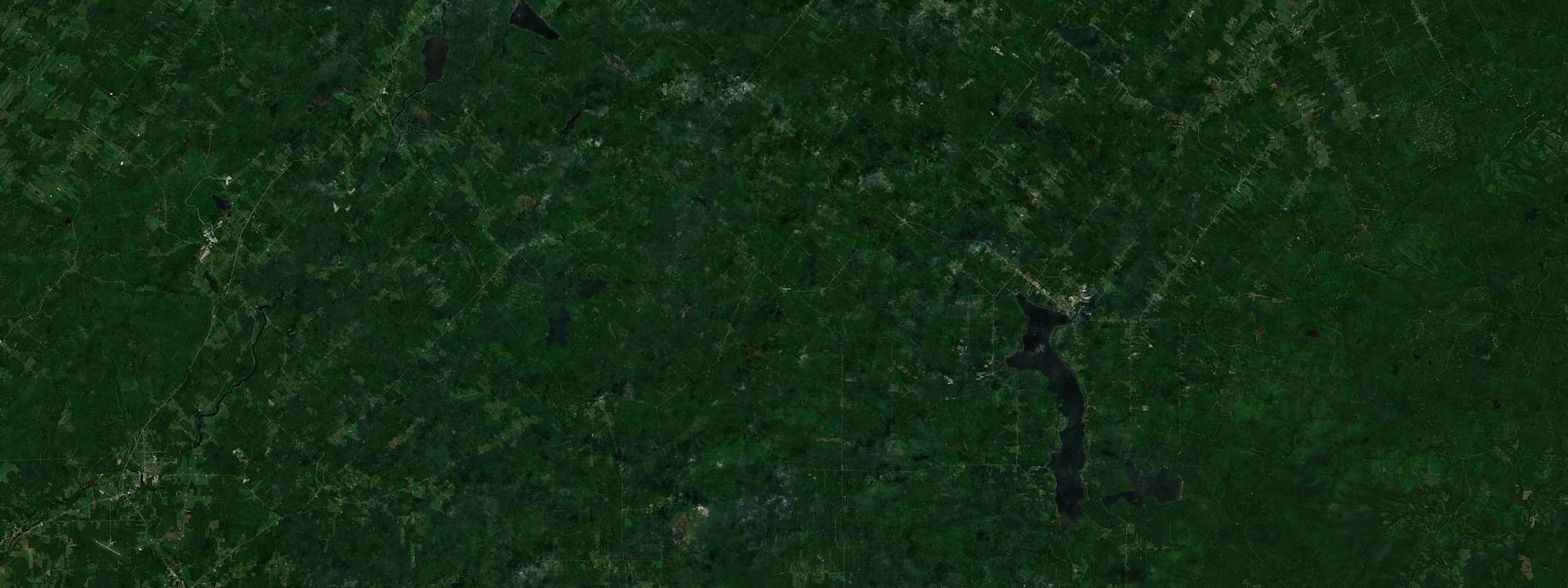 Vue satellite de Milan