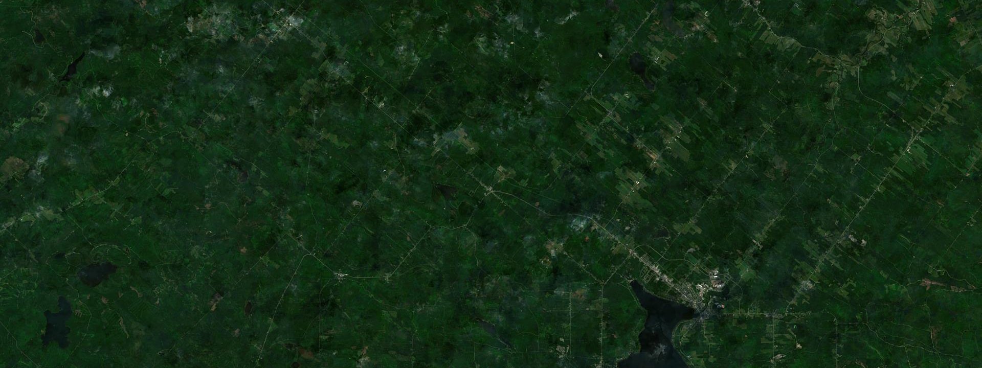 Vue satellite de Nantes