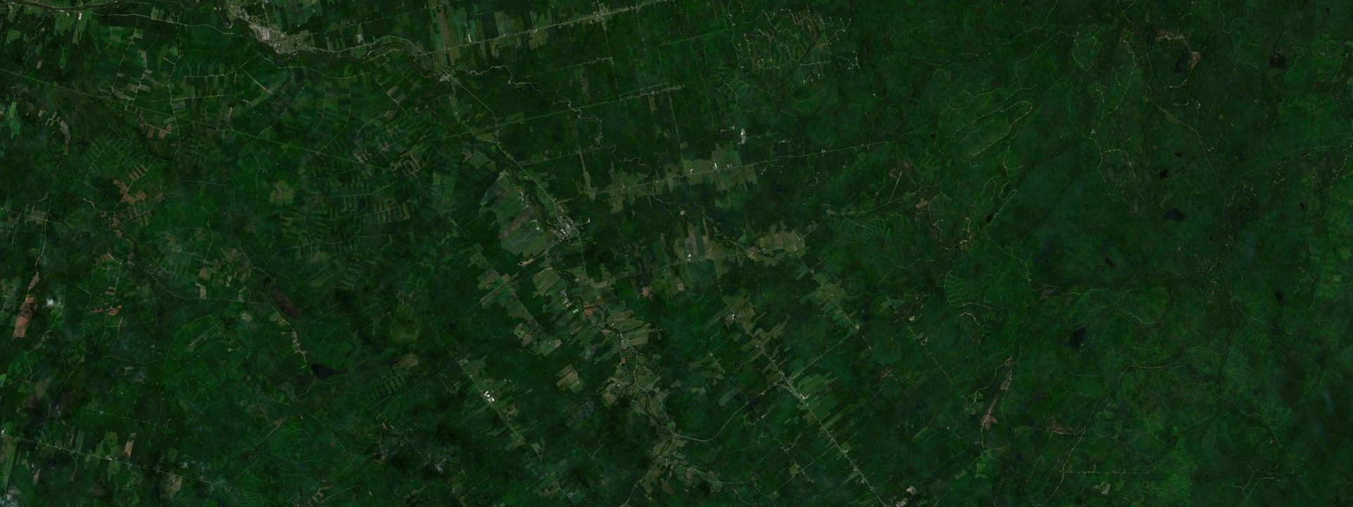 Vue satellite de Saint-Ludger