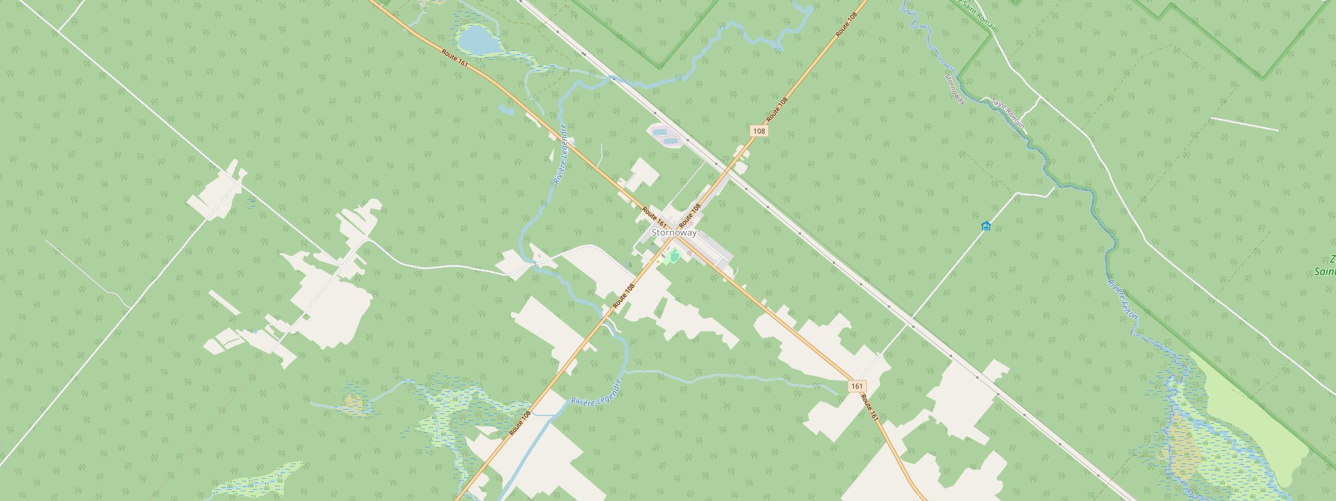 Plan des rues de Stornoway