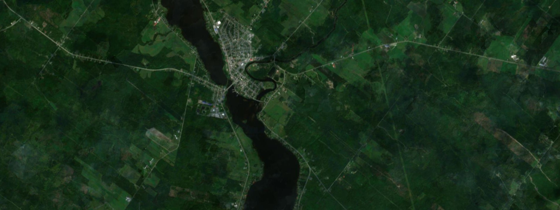 Vue satellite de Disraeli