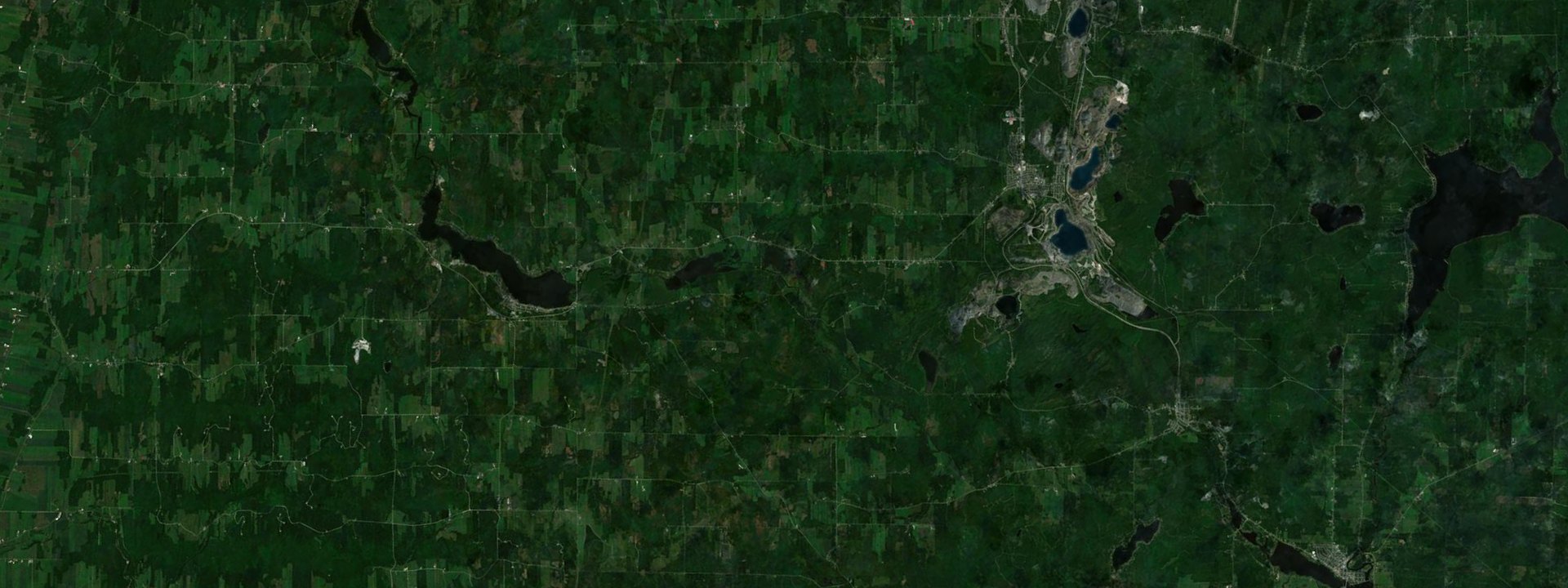 Vue satellite de Irlande