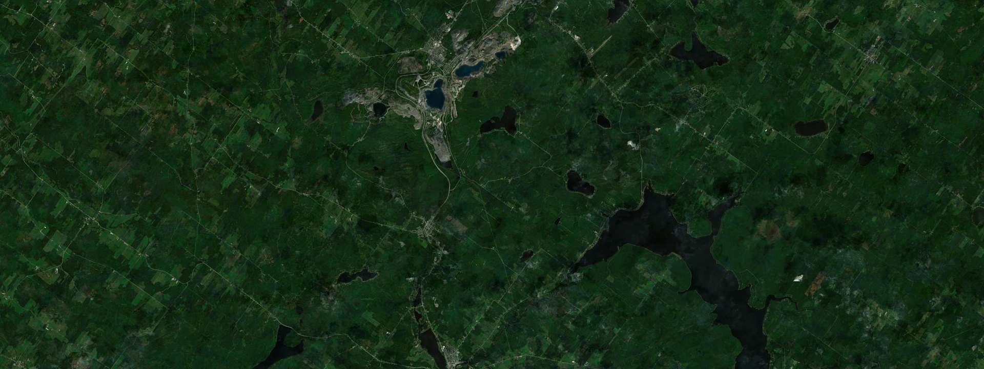 Vue satellite de Saint-Joseph-de-Coleraine