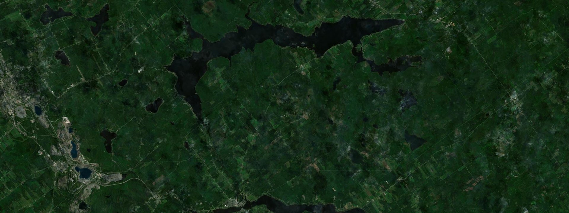 Vue satellite de Sainte-Praxède