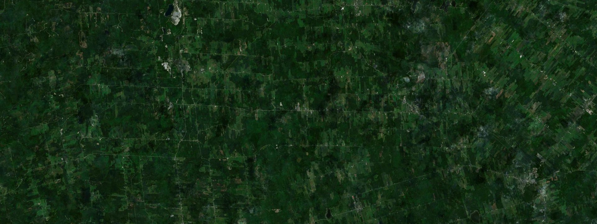 Vue satellite de Sainte-Clotilde-de-Beauce