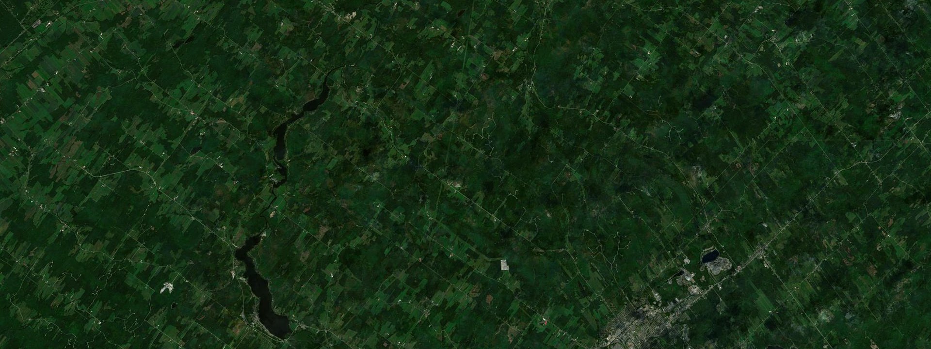 Vue satellite de Saint-Jean-de-Brébeuf
