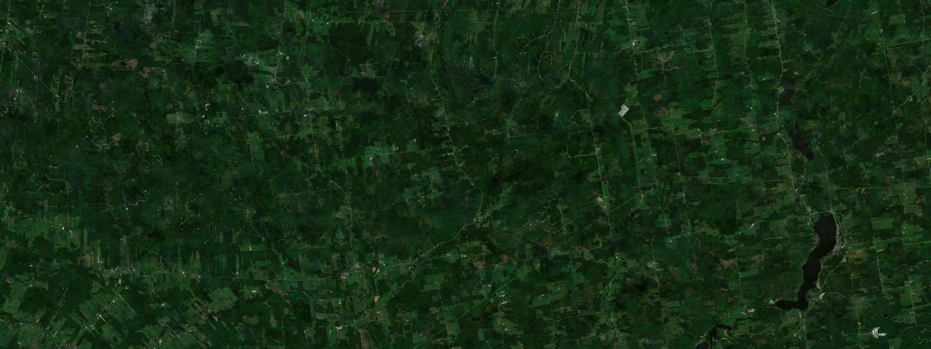 Vue satellite de Kinnear's Mills