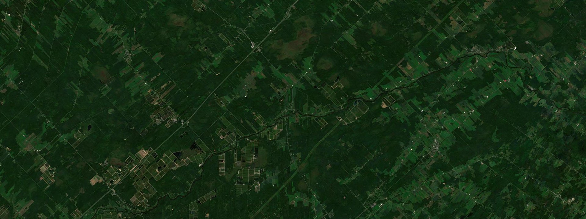 Vue satellite de Notre-Dame-de-Lourdes